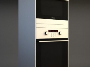 double wall oven 3 3Dモデル