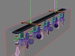 ara&ntilde;a moderna Modelo 3D