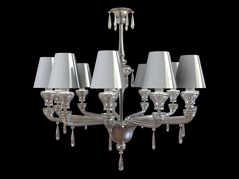 chandelier 3D Model .c4d .max .obj .3ds .fbx .stl .blend