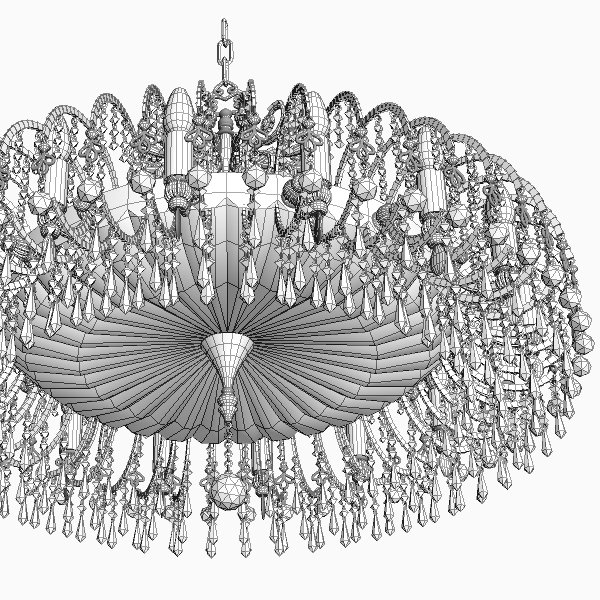 Люстра 3д модель. Bel Air l Chandelier 3d model.