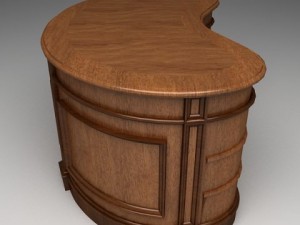 photorealistic highly detailed desk 3D Model
