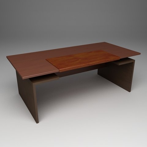 contemporary desk 3D Модель .c4d .max .obj .3ds .fbx .stl .blend 