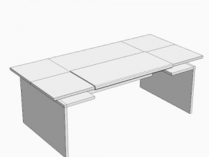contemporary desk 3D Модель