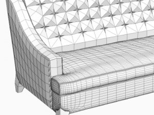 classic sofa 3D-Modell