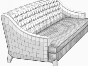 classic sofa 3D-Modell
