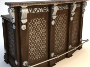 kitchen island cabinet 3D Model