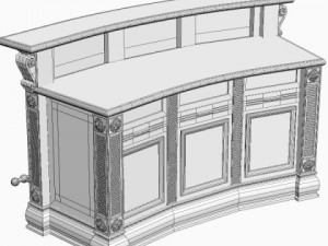 kitchen island cabinet 3Dモデル
