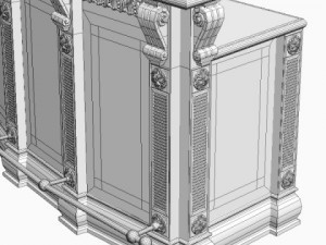 kitchen island cabinet 3Dモデル