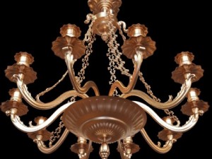 antique detailed chandelier 3D Model