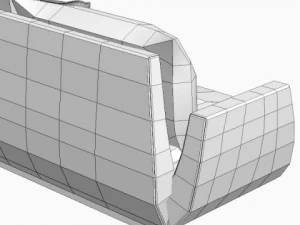 scottish plaid sofa 3D Model