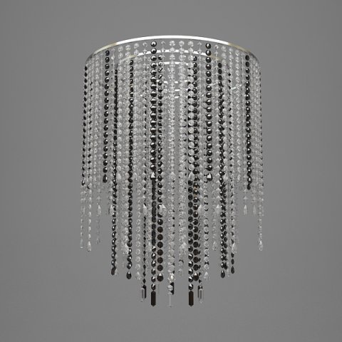 contemporary beaded chandelier Model 3D .c4d .max .obj .3ds .fbx .stl .blend