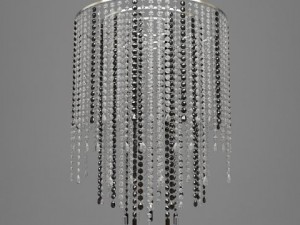 contemporary beaded chandelier Modèle 3D