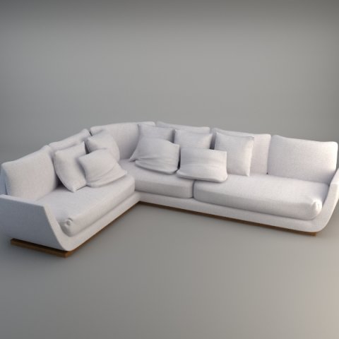 corner sofa 2 Modèle 3D .c4d .max .obj .3ds .fbx .stl .blend 