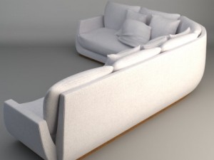 corner sofa 2 Modèle 3D