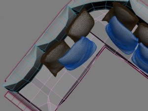 corner sofa 2 Modèle 3D