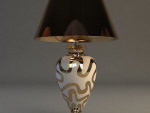 table lamp 3 3D Model