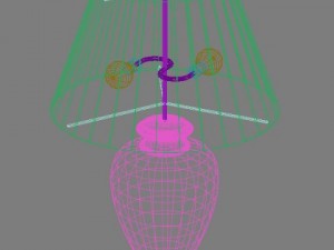 table lamp 3 3D Model
