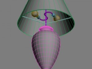 table lamp 3 3D Model