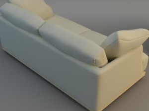 sofa and armchair 3D मॉडल
