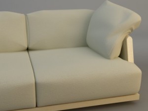 sofa and armchair 3D मॉडल