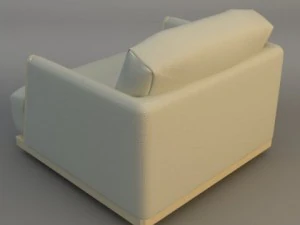 sofa and armchair 3D Model