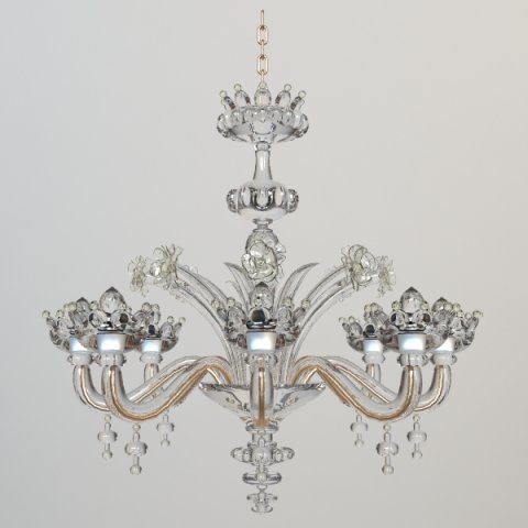 ornate crystal chandelier Modèle 3D .c4d .max .obj .3ds .fbx .stl .blend 