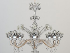 ornate crystal chandelier 3D Model