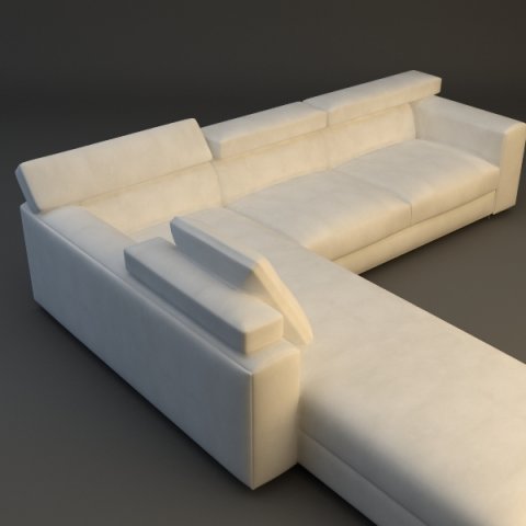 corner sofa Model 3D .c4d .max .obj .3ds .fbx .stl .blend 