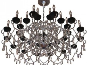 detailed beaded chandelier 3D Model