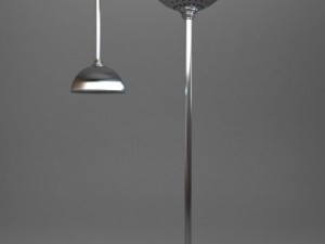 contemporary lamps set 3D Model
