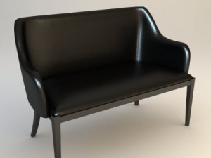decor divan tuscany pienza baxter italy Modello 3D