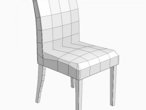 dining room side chair 3D Model