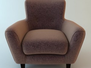 club armchair 3D-Modell