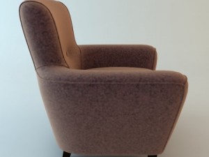 club armchair 3D-Modell