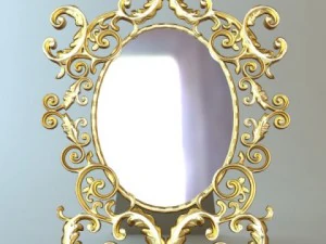 настольное зеркало 3D Модель