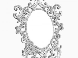 table mirror Modèle 3D