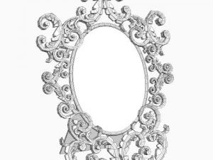 table mirror 3D Model