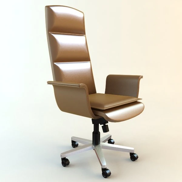 office armchair 3D Model .c4d .max .obj .3ds .fbx .stl .blend 