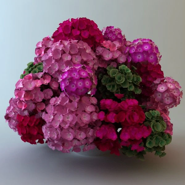 plants in pot 3D Model .c4d .max .obj .3ds .fbx .stl .blend 
