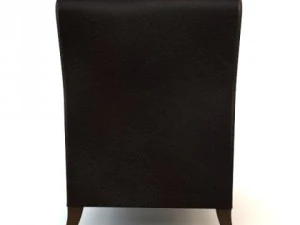 black armchair 3D Model