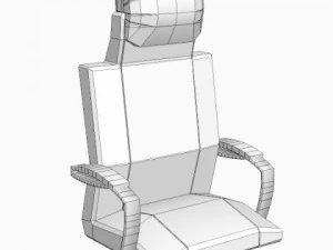 office armchair 2 3D Model