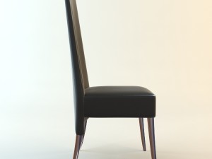 high back side chair 3D Model