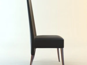 high back side chair 3D Model