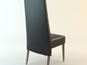high back side chair 3D Model