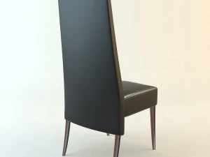 high back side chair 3D Model