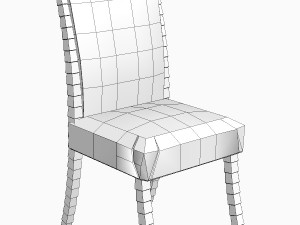 side chair 3D 模型