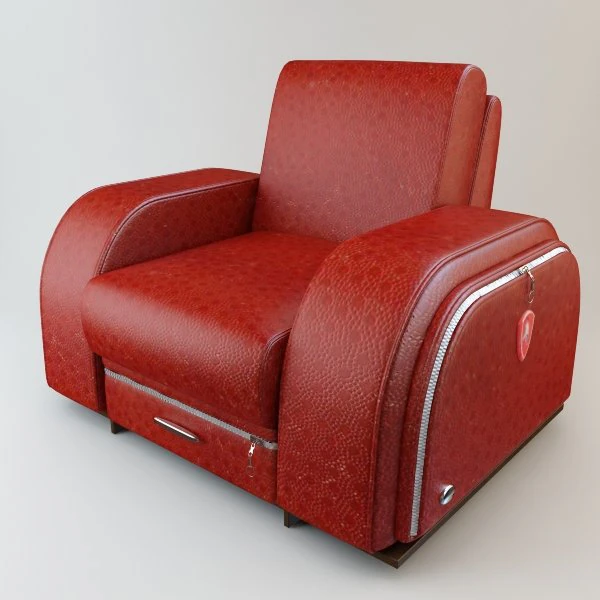 armchair 3D Model .c4d .max .obj .3ds .fbx .stl .blend 
