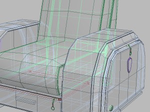armchair Model 3D