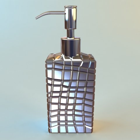 pump dispenser bottle 3D-Modell .c4d .max .obj .3ds .fbx .stl .blend 