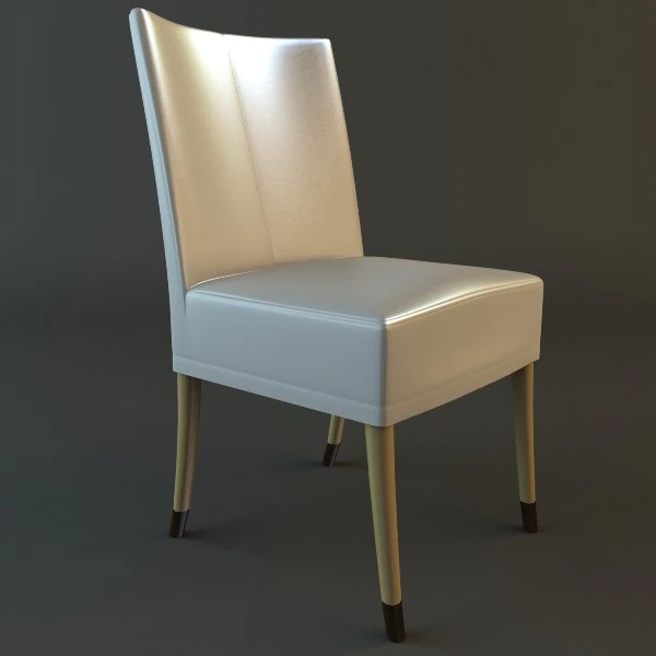 side chair 3D Model .c4d .max .obj .3ds .fbx .stl .blend